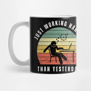 Lazy working from home - internet Mug